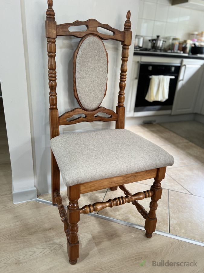 28-year-old dining chairs.