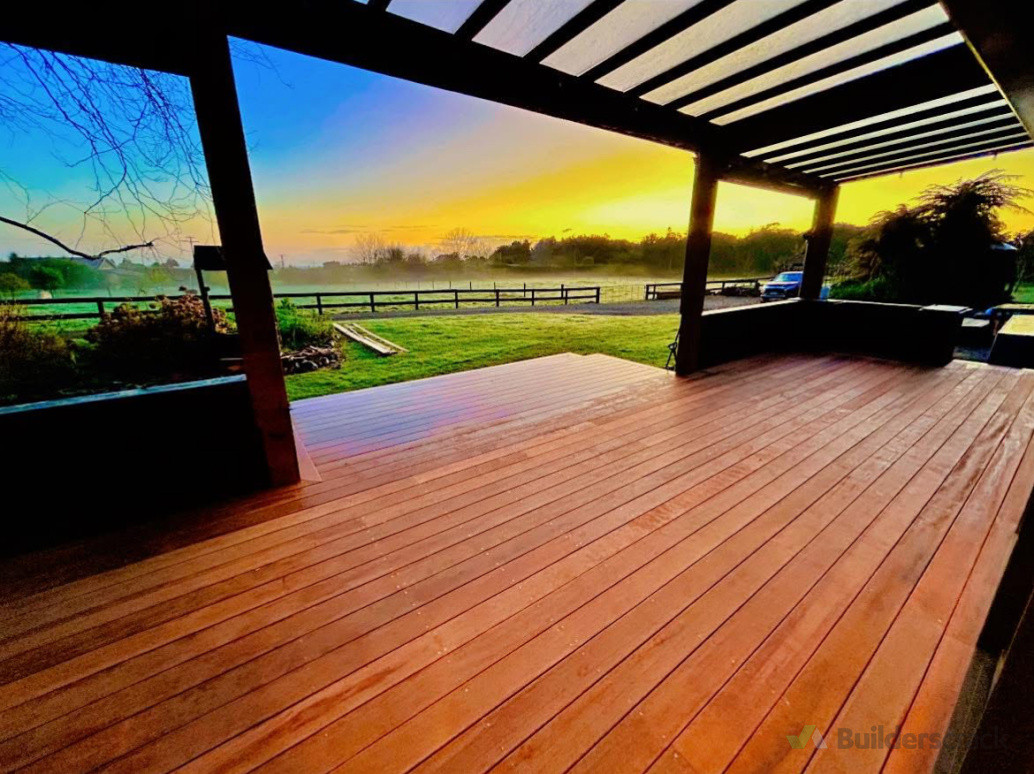 Stunning 60m2 kwila deck
