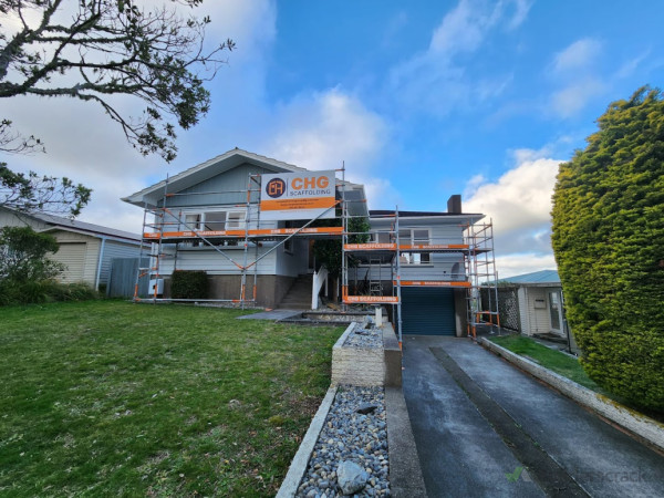 Exterior painting and scaffolding in Johnsonville