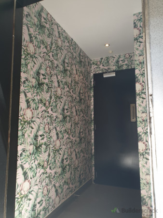 Wallpering in Courtenay Place