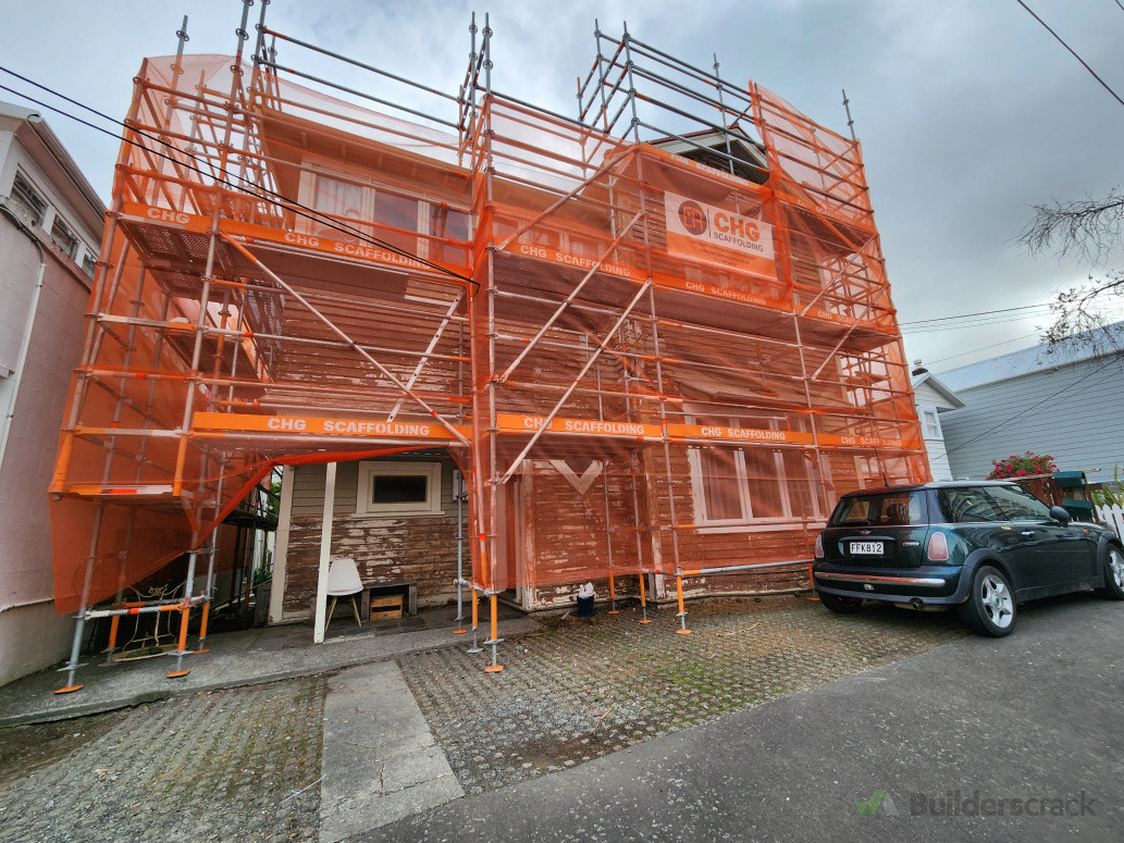 Scaffolding in Aro Valley