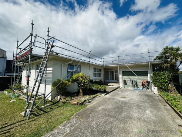 Scaffolding Roof edge protection