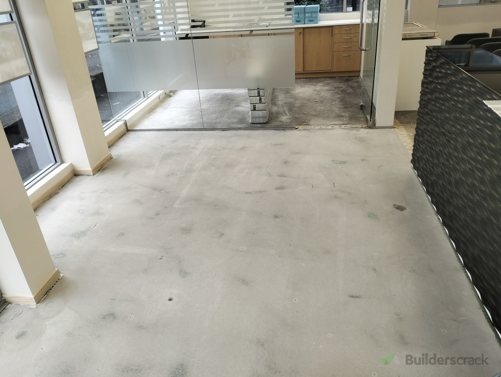 Grind clean ready for vct vapour barrier