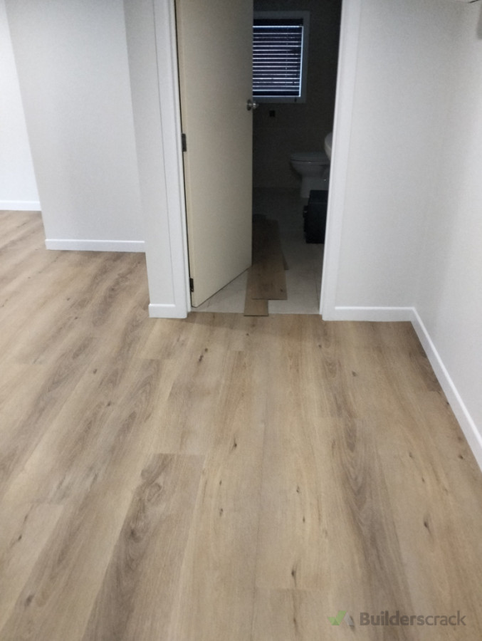Lvt planks hallway and lounge