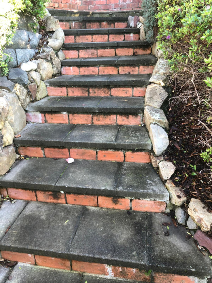 Concrete washing before