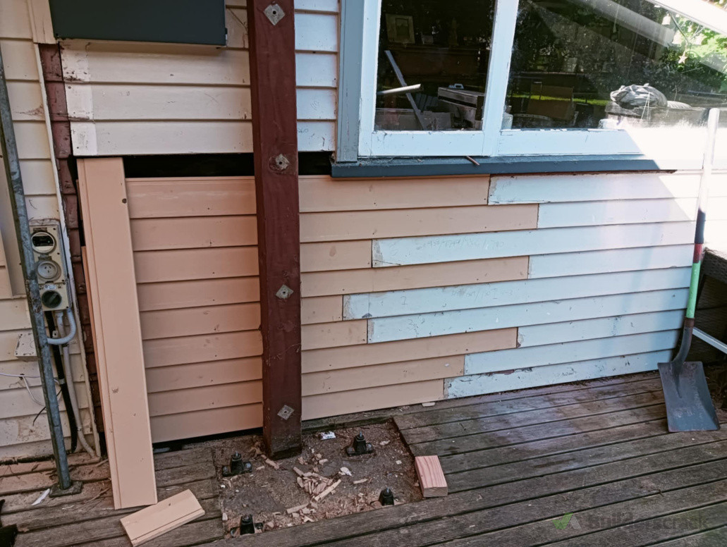 Rotten weatherboard repair