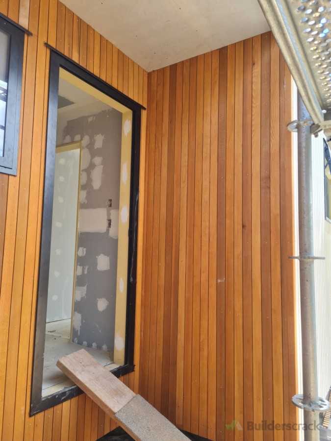Cedar Cladding Feature Entrance way