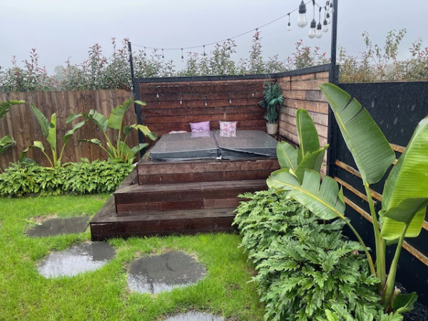 spa pool area ready