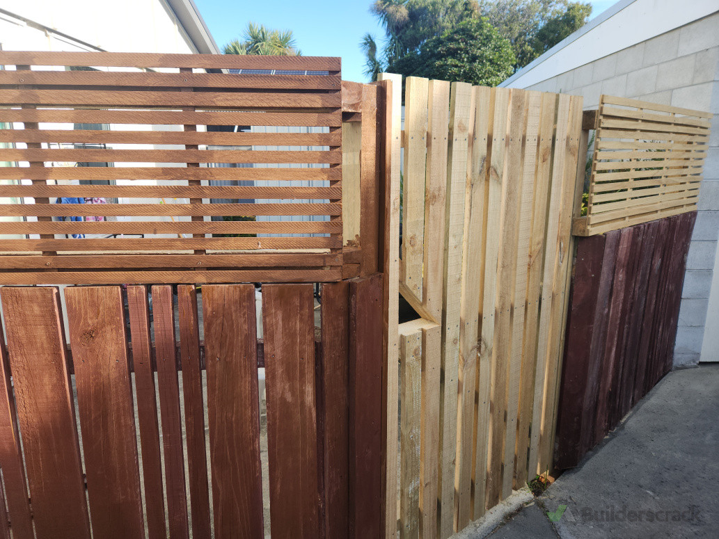 Patio gate and trellis
