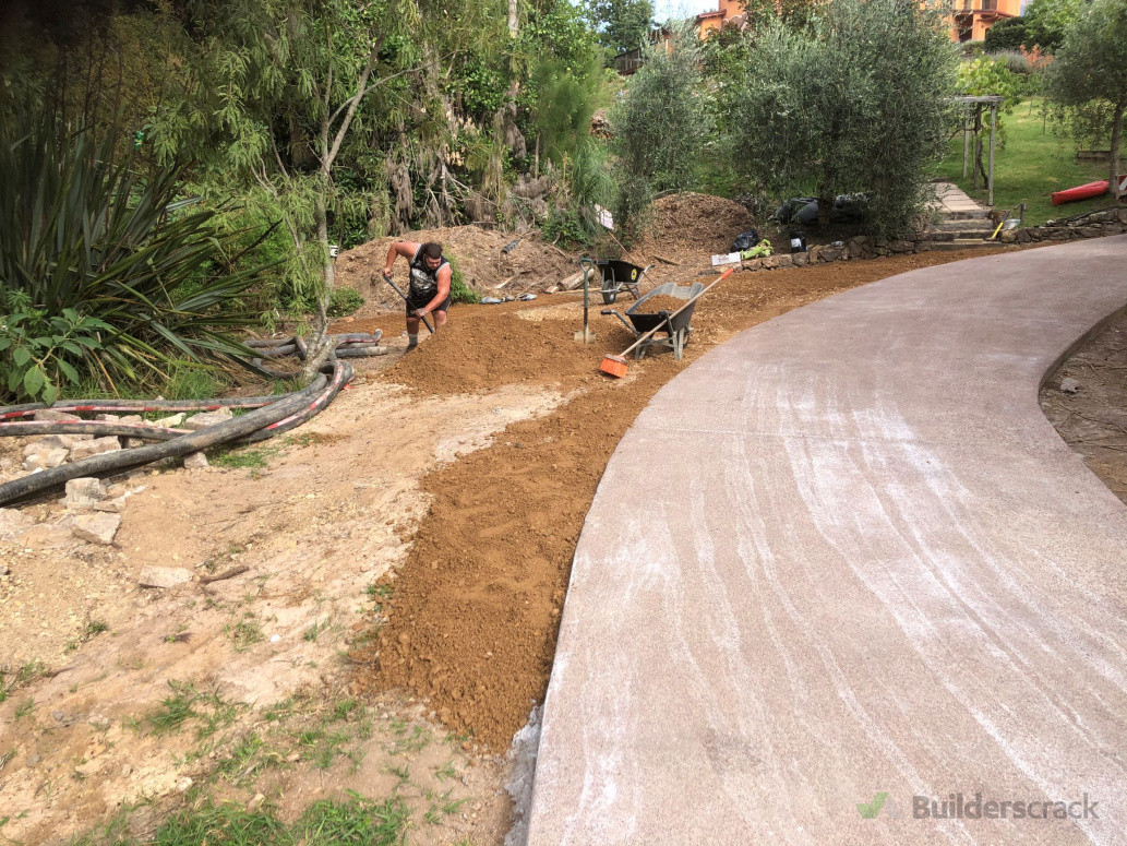 after - concrete driveway