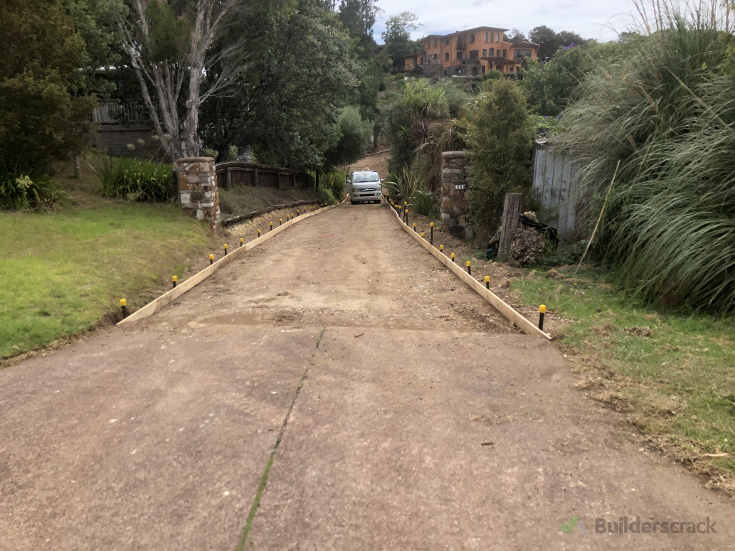 Before - entrance from the road