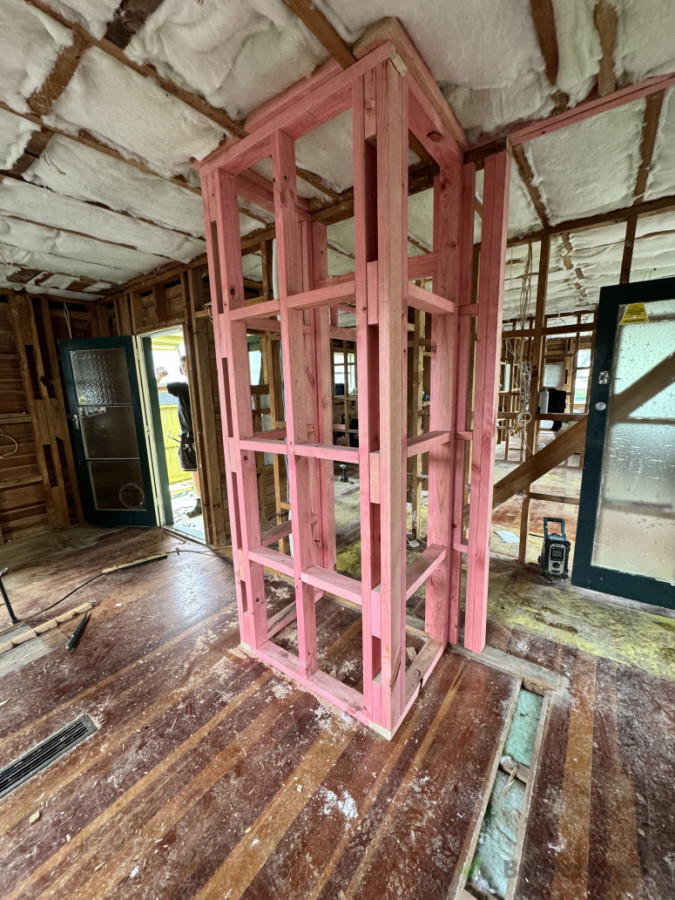 Glendowie renovation additional storage cupboard added