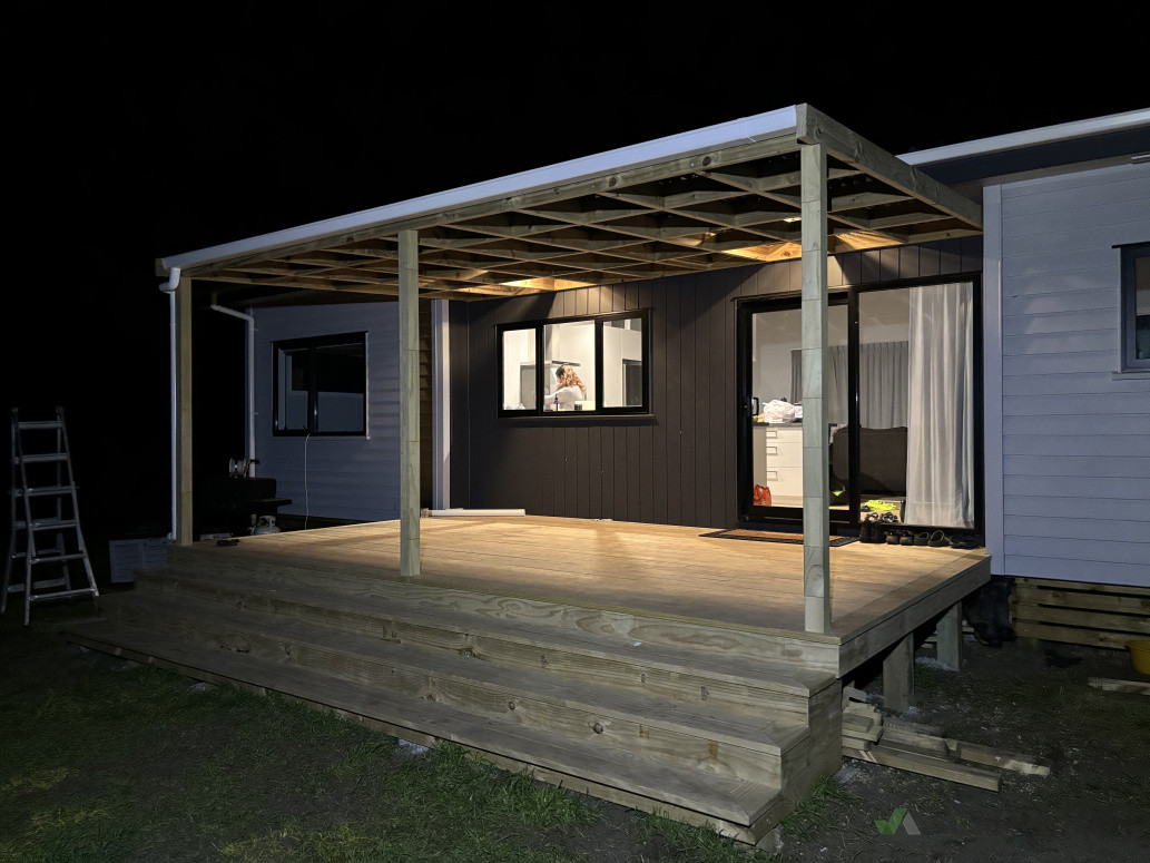 Deck and roof completed