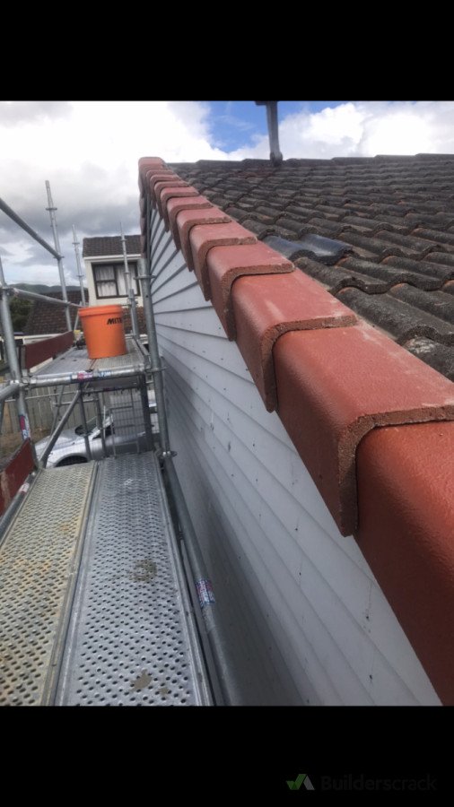 Roof repair/ barge replacement