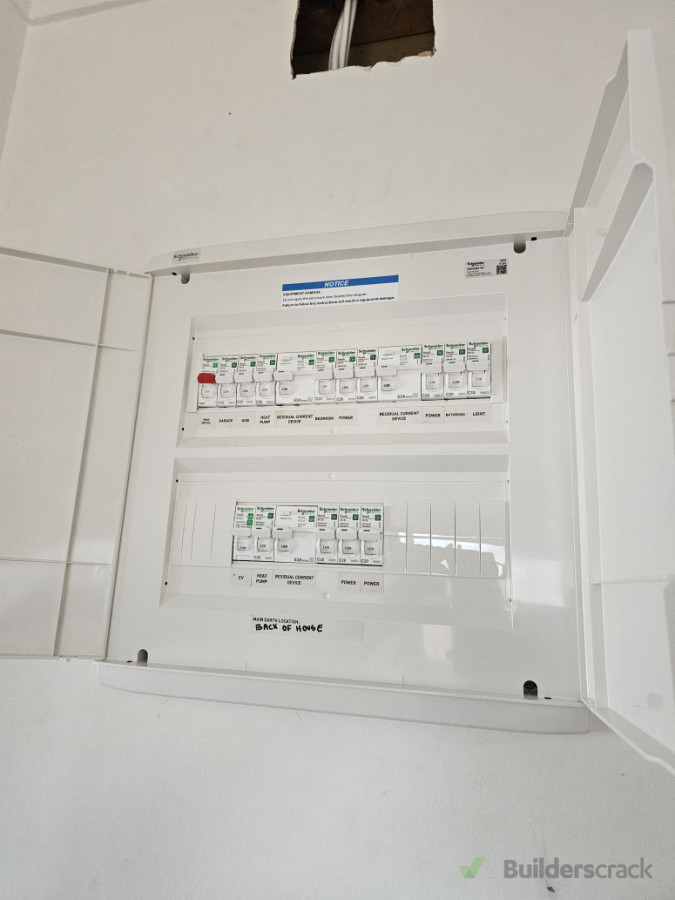 Switchboard upgrade to meet new standards.