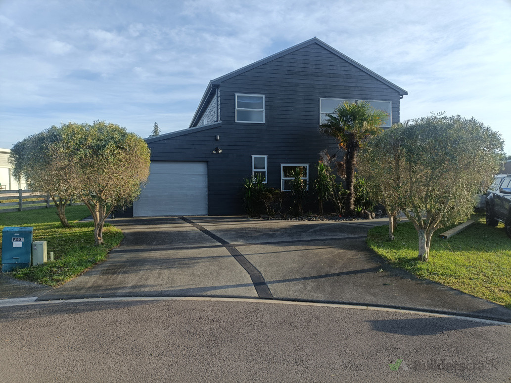 House painted, driveway sleepers replaced, trees trimmed!