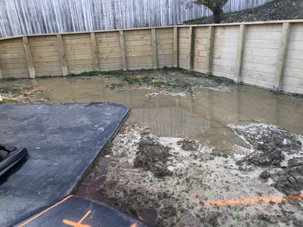 area marked out to remove