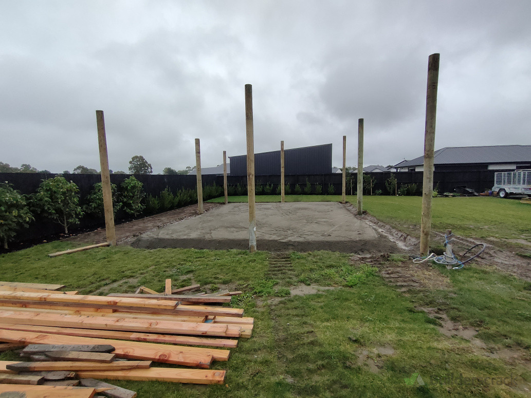 Pole shed foundations and drilling