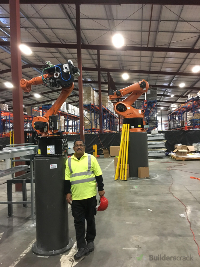 Construction of Robotic storage plant, Coca-Cola NZ
