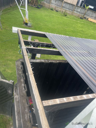 The old sheet was removed