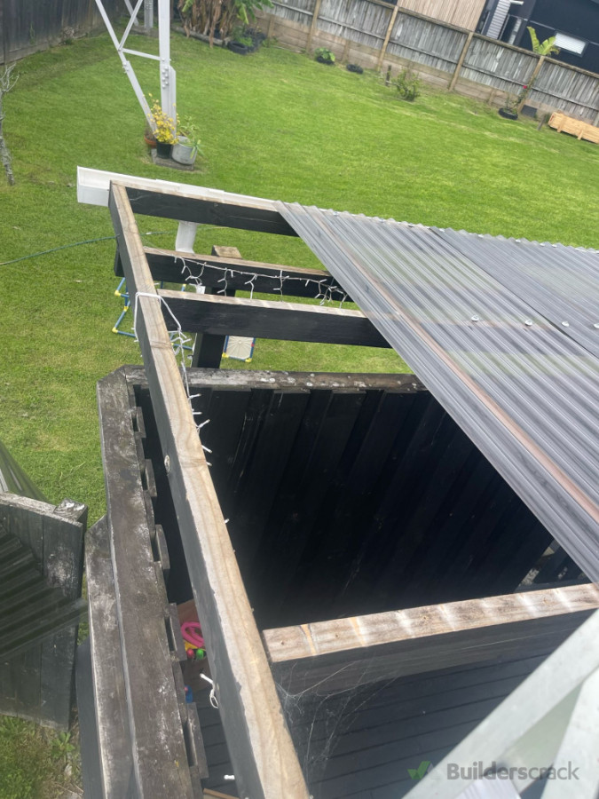 The old sheet was removed