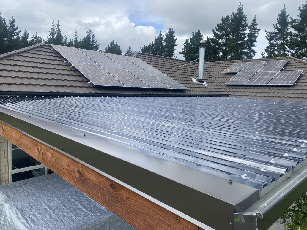 New clear light sheets for an awesome outdoor area for a client in loburn