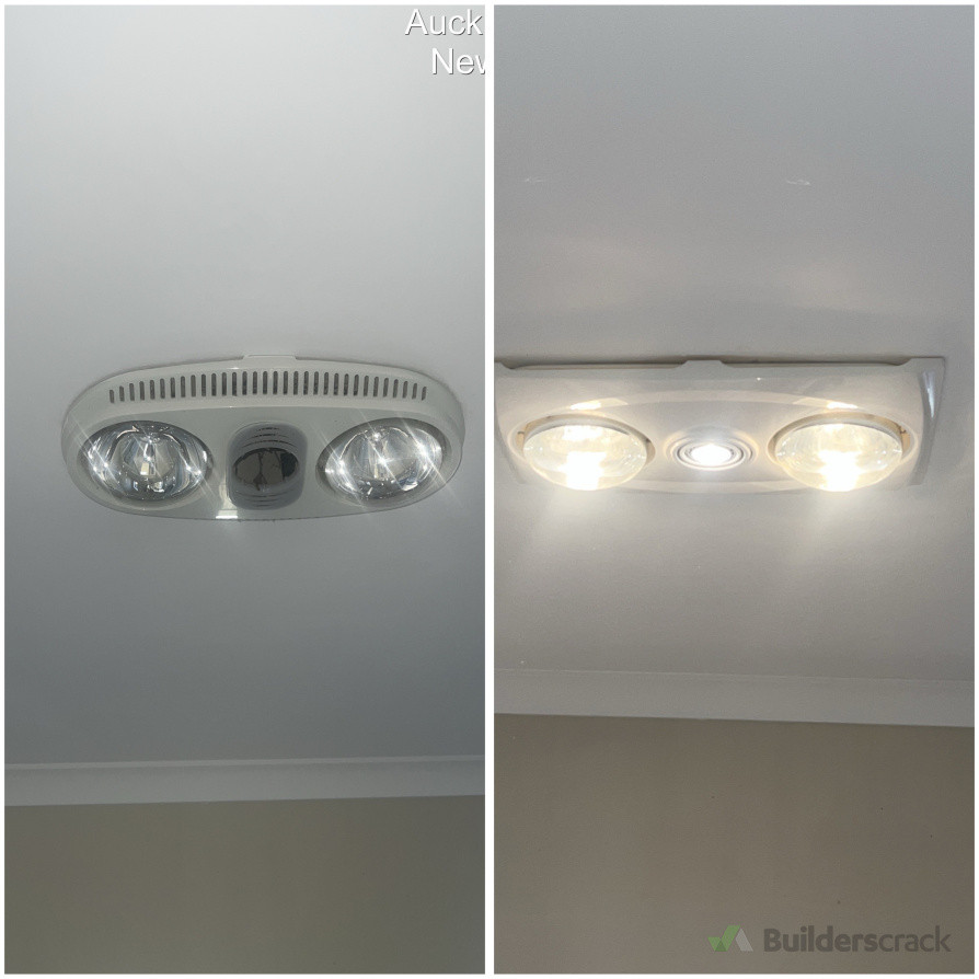 Bathroom fan three in one