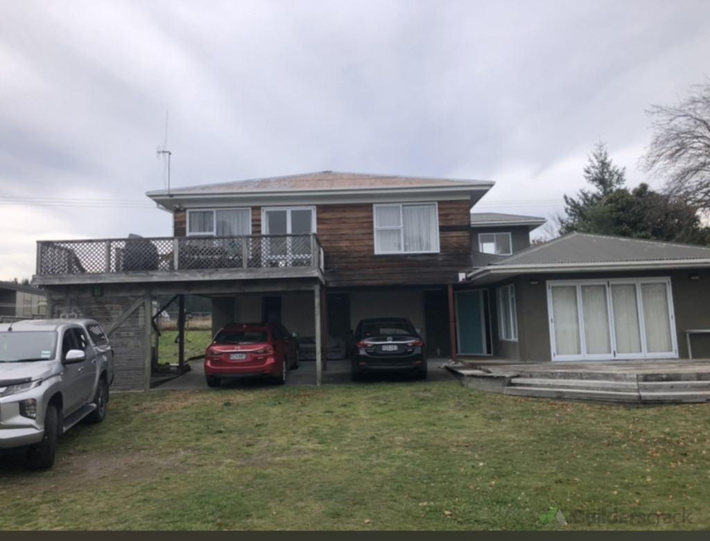 Original cladding and deck shown