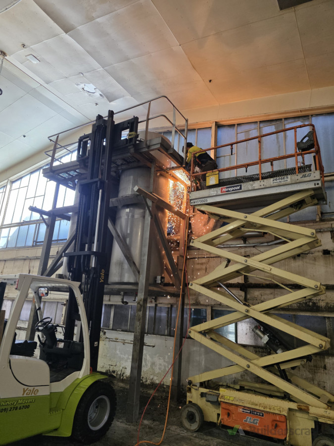 Demolition and removing of redundant tanks and pipe lines.