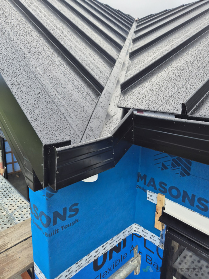 Box gutter on a new build