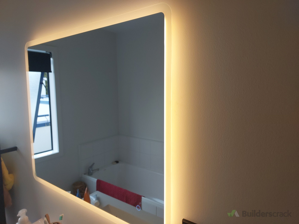 New LED frame less mirror