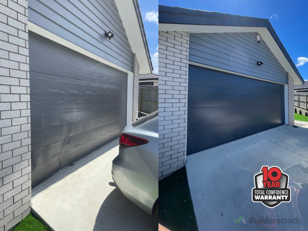 Sectional garage door replacement