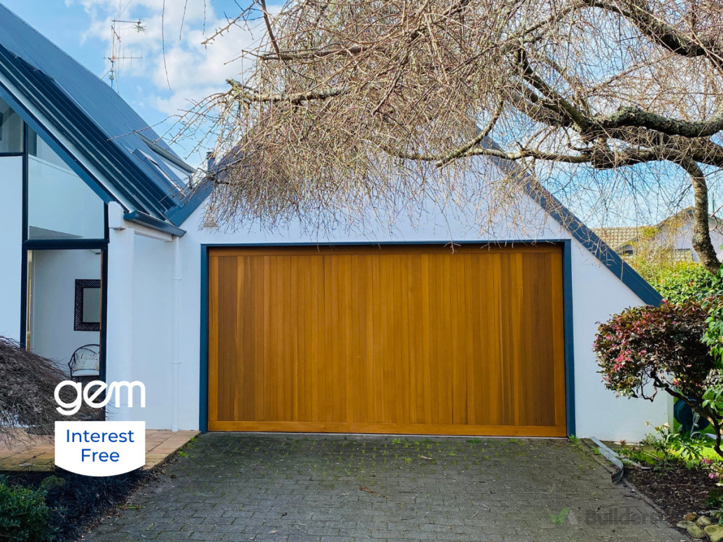 Custom Cedar Tilt Door