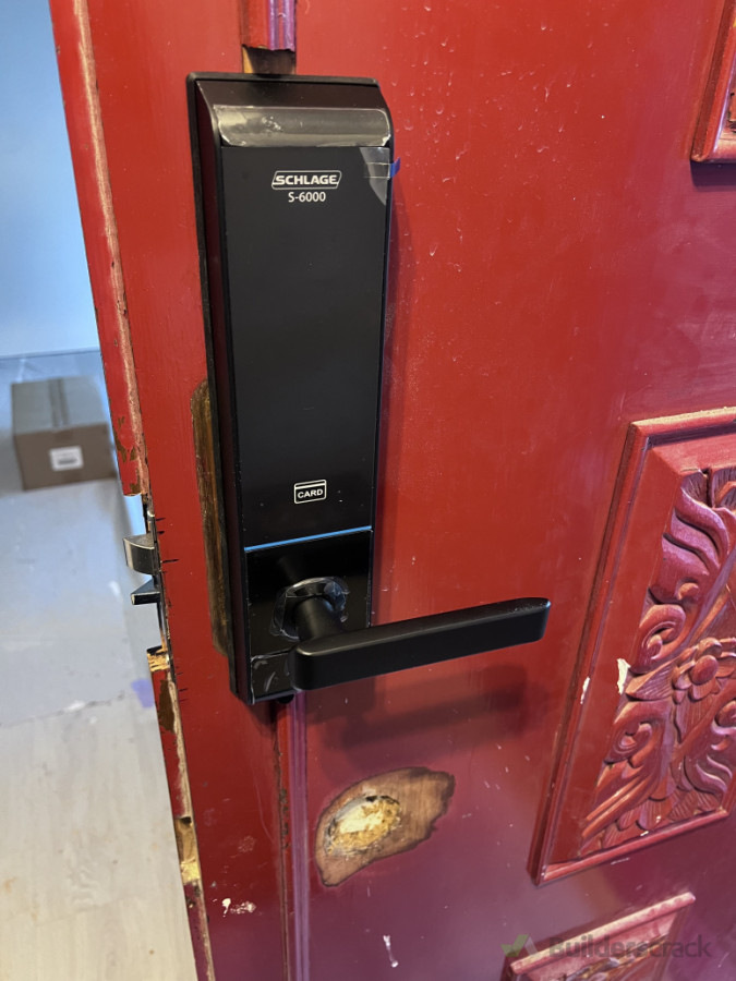 Digital lock installation
