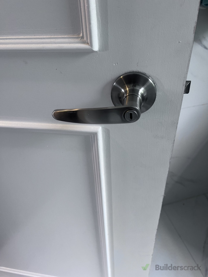 Door handle installation