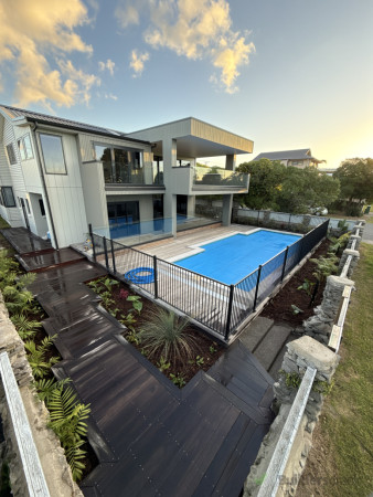 Amazing view right onto the sand dunes
