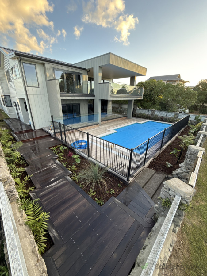 Another amazing tropical garden in papamoa ready to mature into a paradise at home