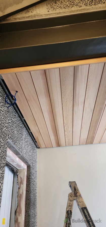 Lobby Area Cedar Soffit