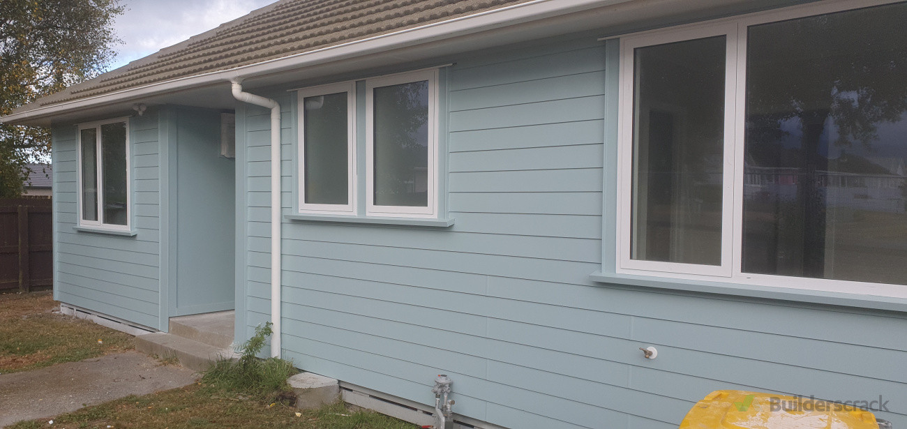 Full re-clad and new windows installed