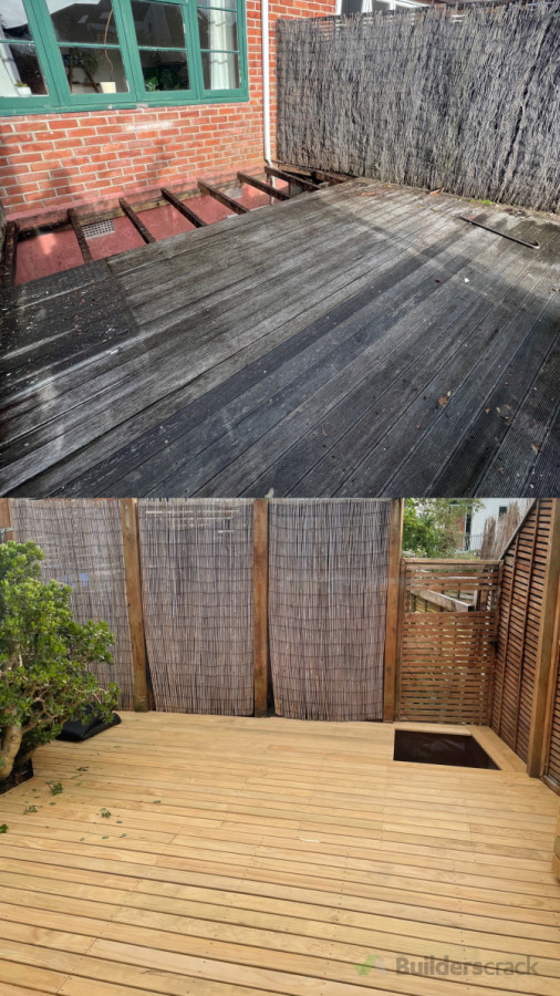 Fresh boards, fresh start. Another deck transformation complete. 🛠️”  “Before ➡️ After. Bringing outdoor spaces back to life.”  “Solid craftsmanship, built to last. Decking done right.”