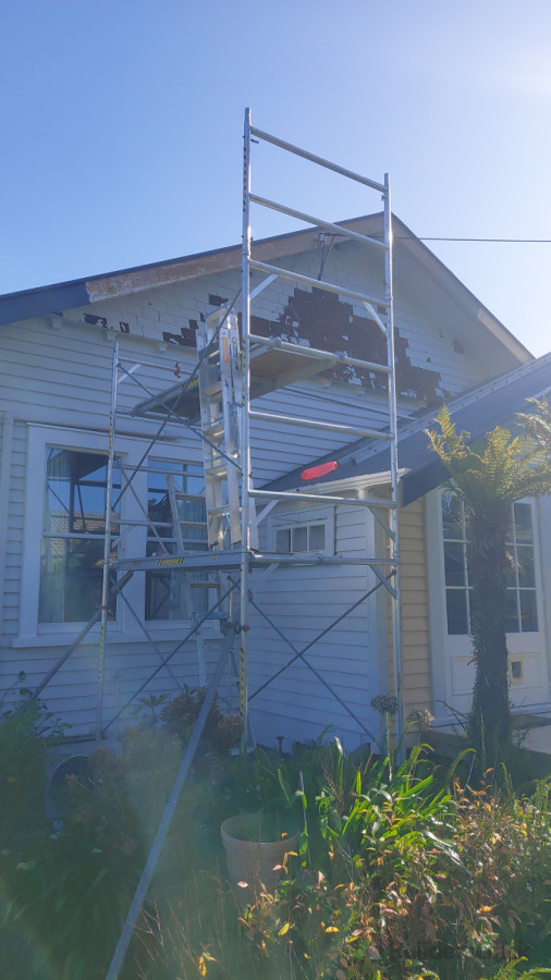 Facia board and cladding repair.