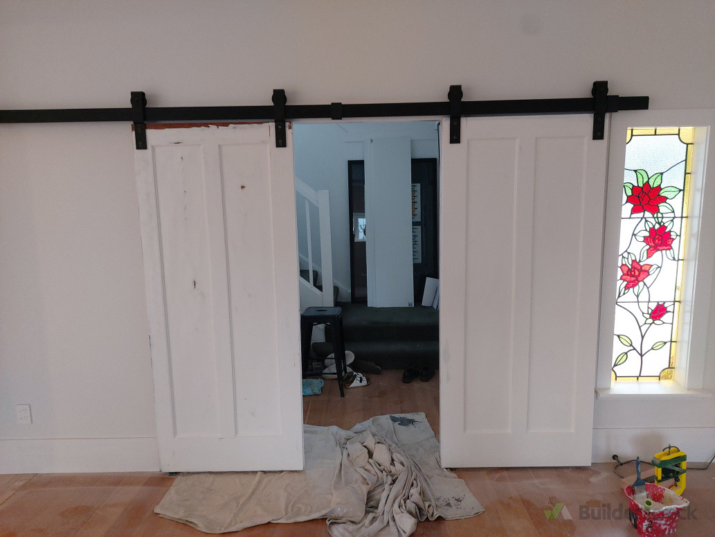 Doors installation and paint
