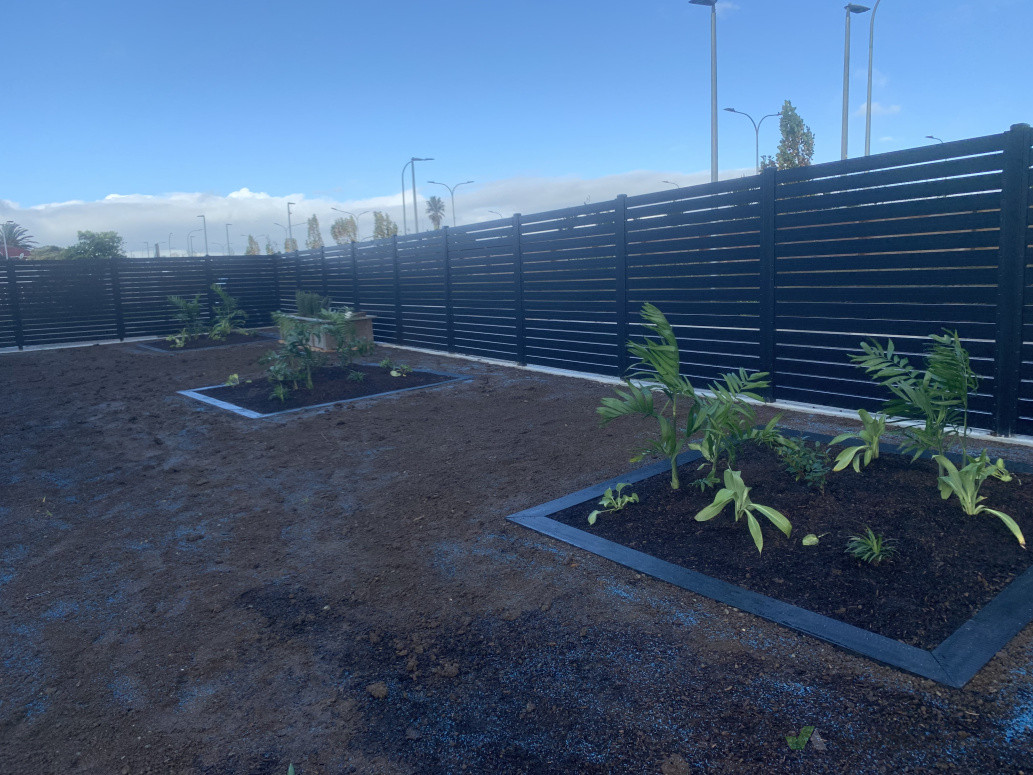 Garden beds and lawn sewing