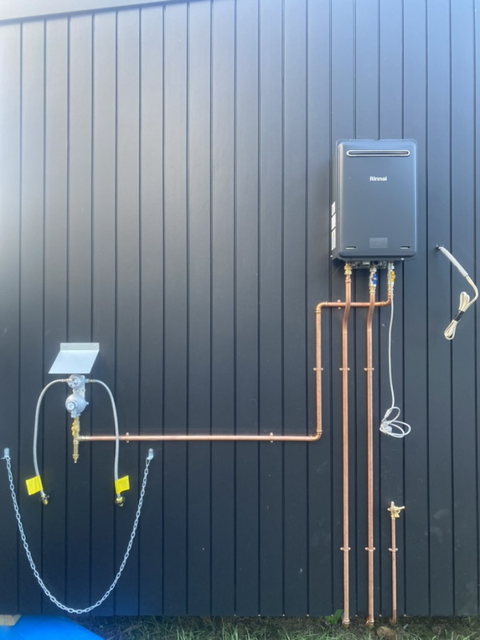 Black Rinnai Infinity Unit