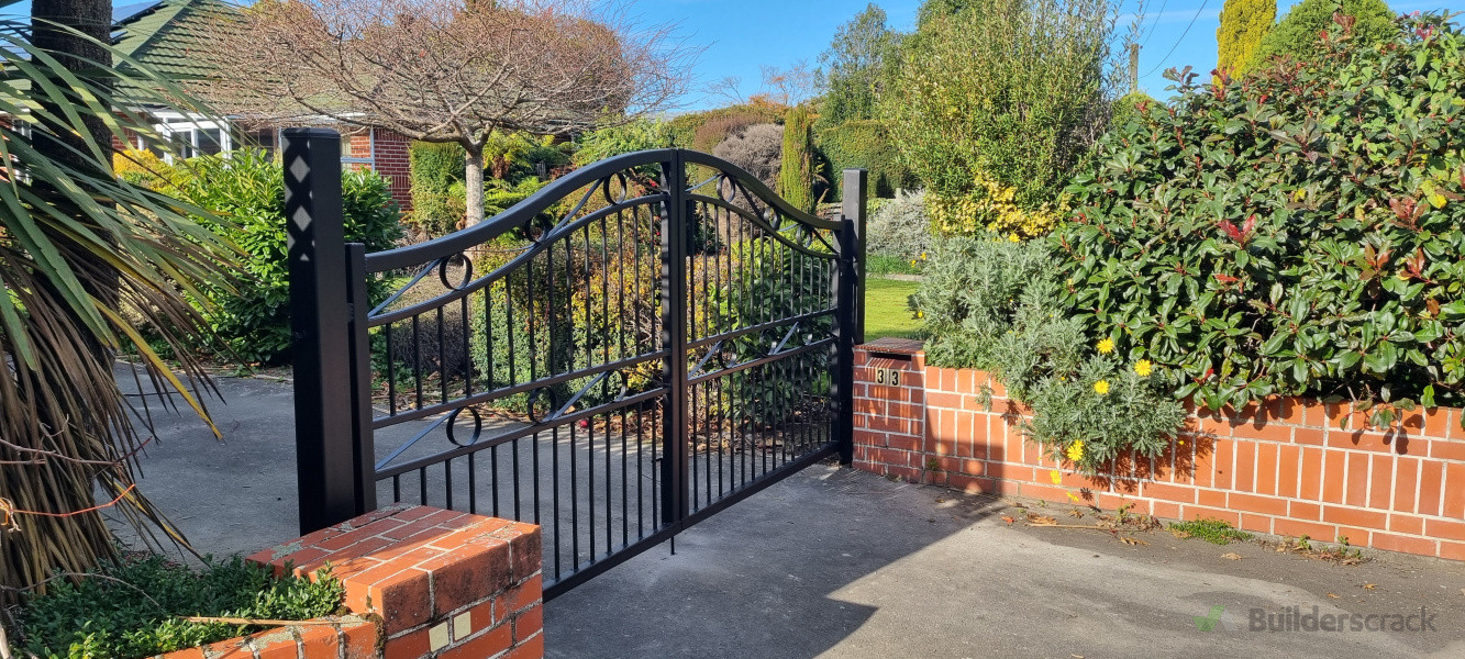 Custom gate. Made by us