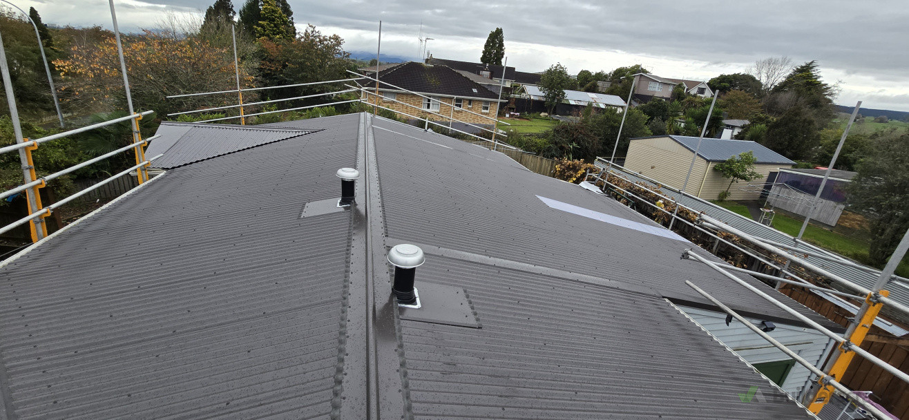 Reroof in putaruru was a challenge building wise but we got there