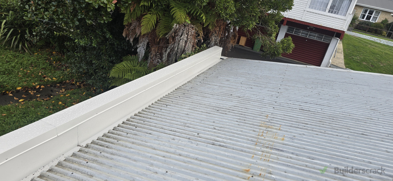 New caps and internal gutter installed in hamilton