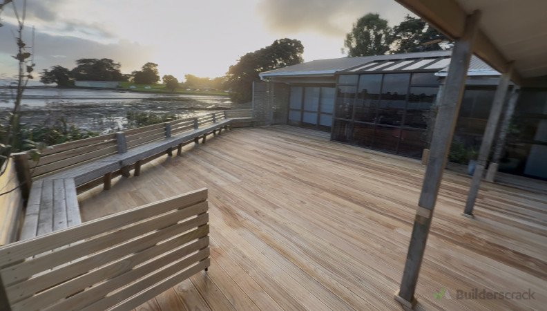 new deck at one level