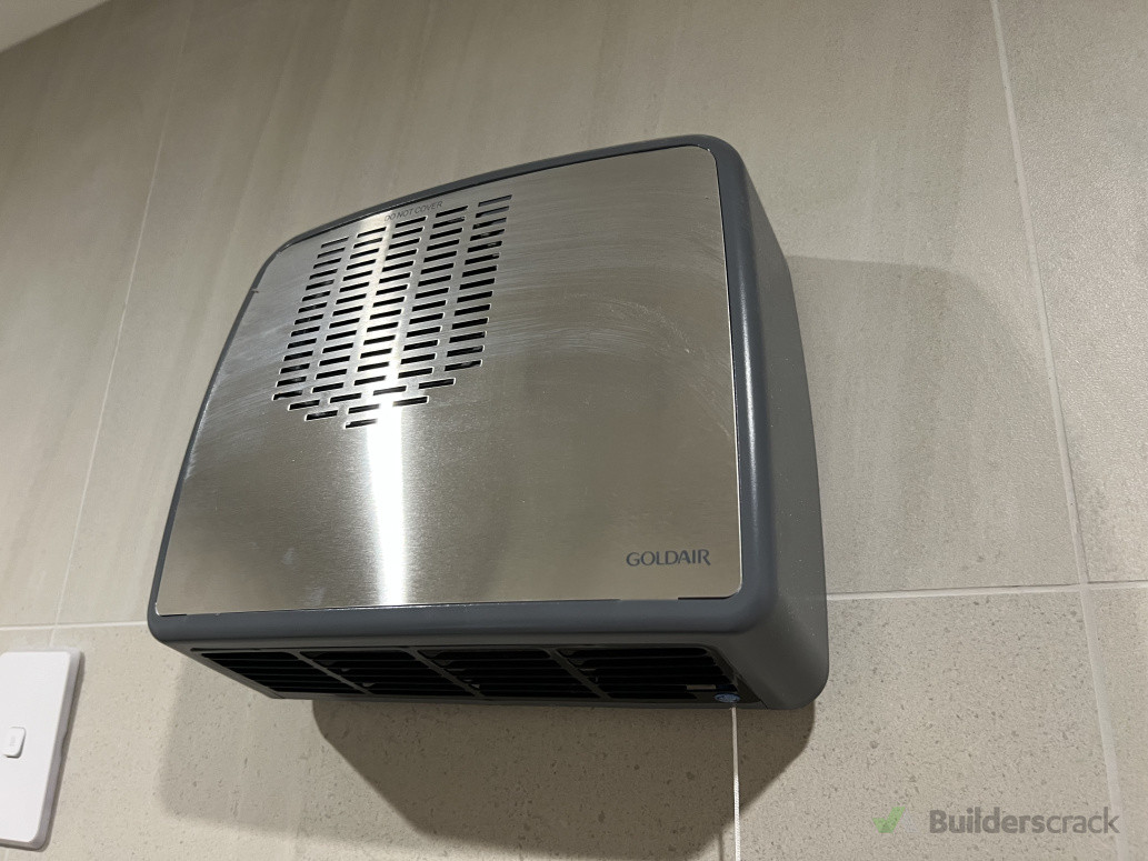 Bathroom wall heater