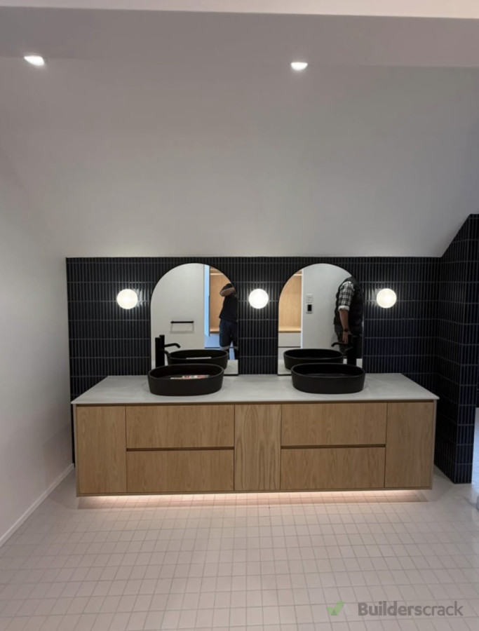 Bathroom upgrade with led lighting - design and install